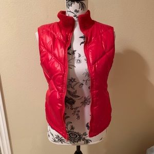 Old Navy Red Quilted Vest